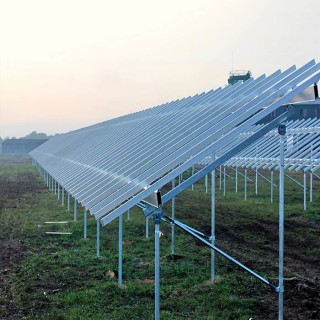 OEM ODM Silver Or Customized Ground Plant Pile For Solar Ground Mounting Systems